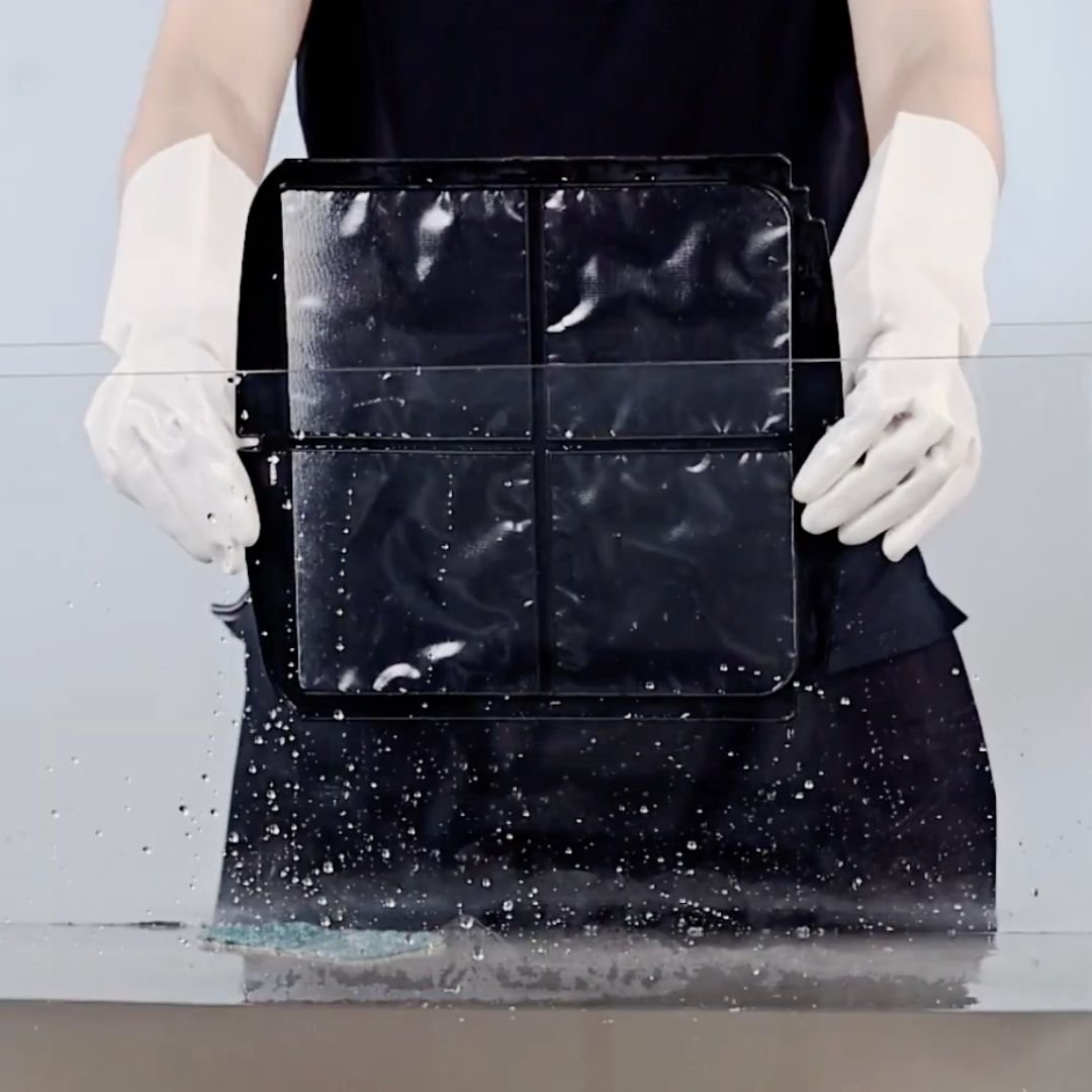 Washing Airdog pre-filter screen